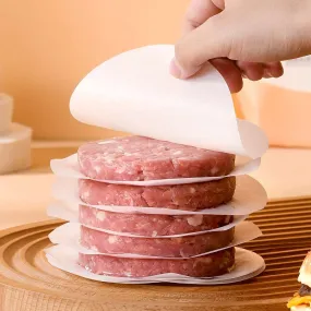 1000 sheets Non-Stick Hamburger Patty Paper for Easy Separation and Oil-Free Baking