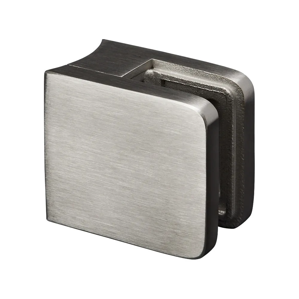 304 Stainless Steel Square Type Glass Clamp 45 x 45 x 27mm To Suit 48.3mm Post