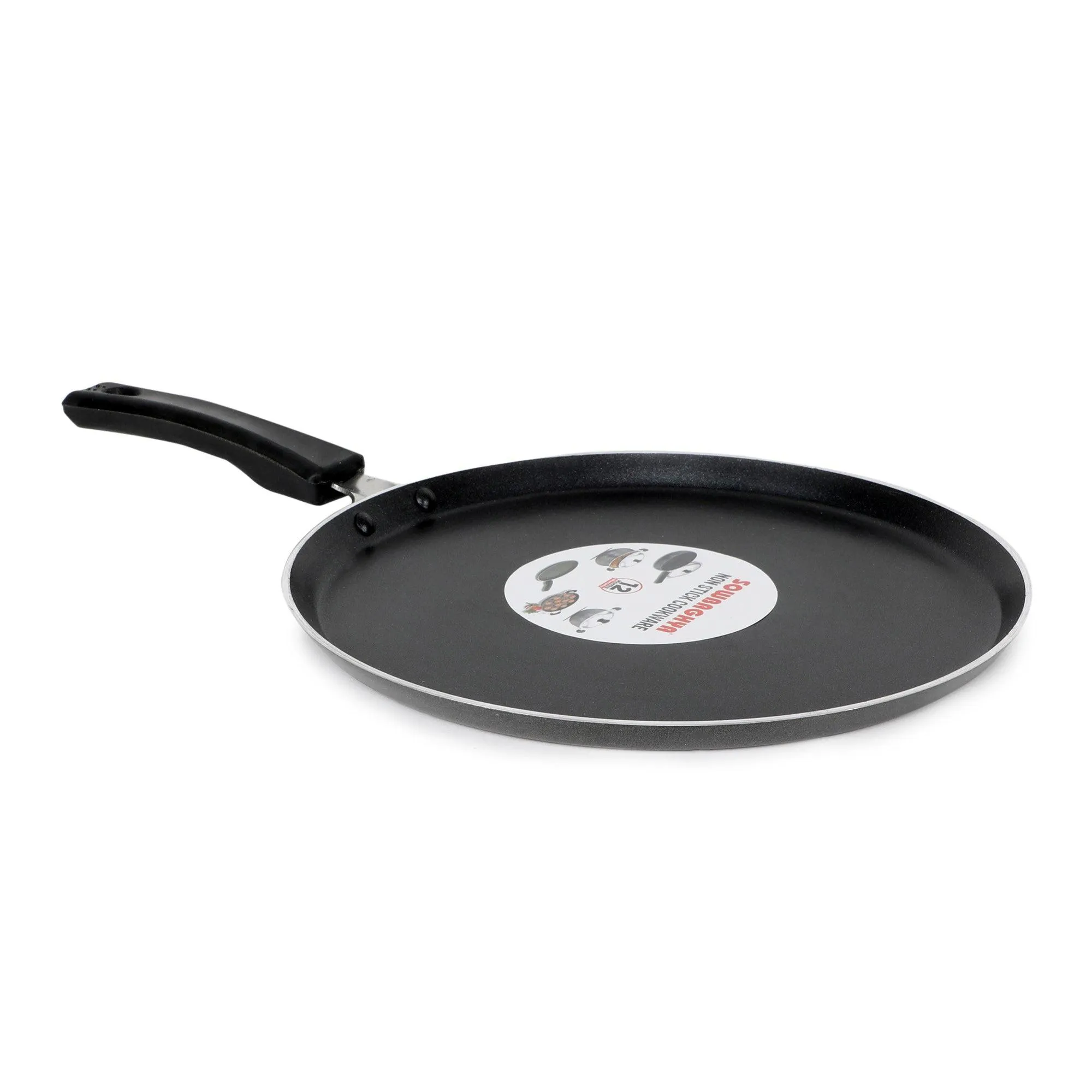 7 pcs Nonstick Gift Set (Dosa Tawa, Fry Pan, Kadai with Lid, Saucepan with Lid and Tadka Pan) with 2.6mm thickness