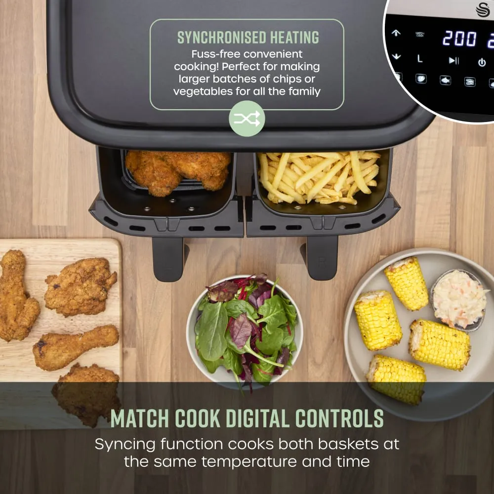 7.6 Litre Cyclone Dual Digital Air Fryer