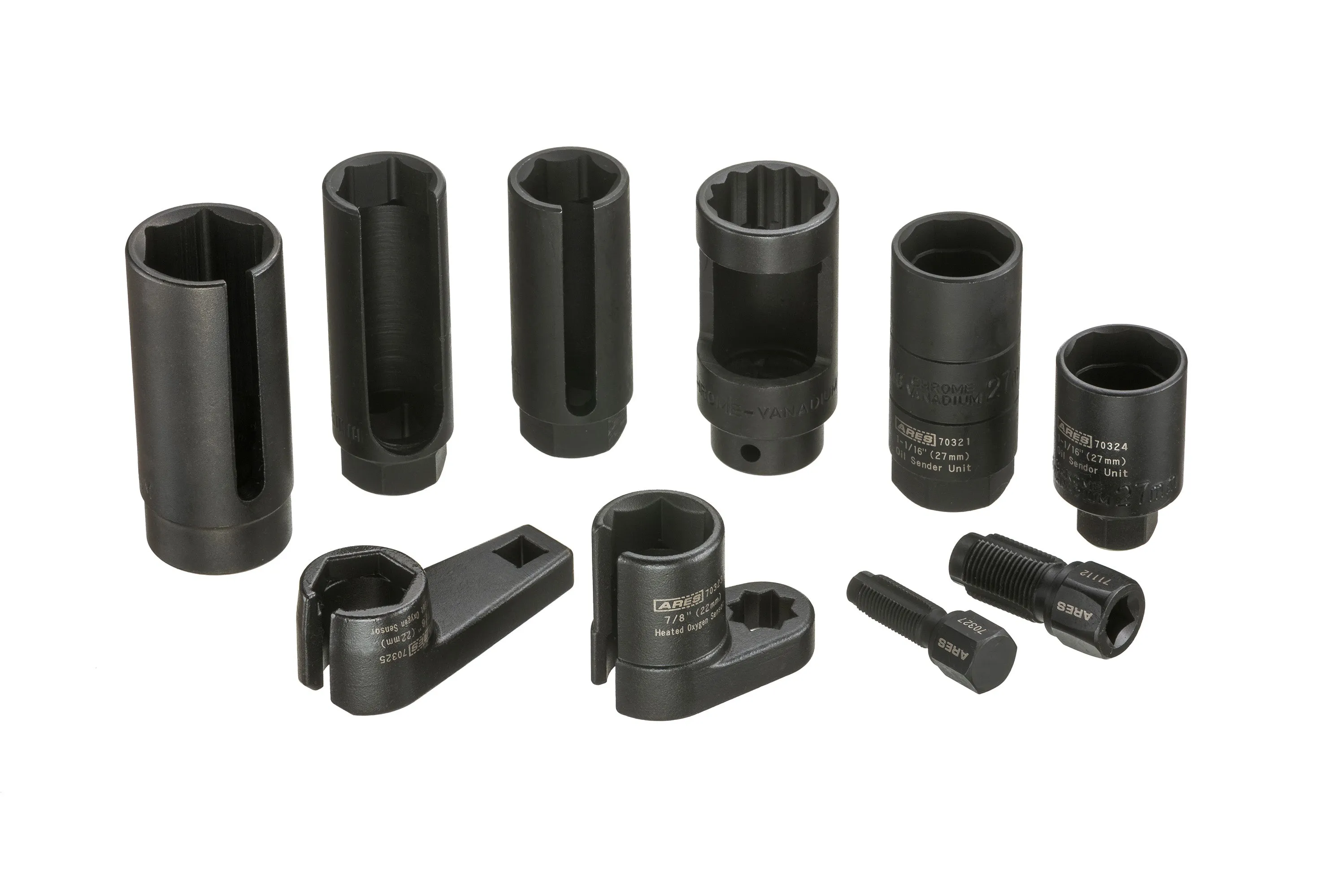 ARES 70318 - 10-Piece Oxygen Sensor Socket Set