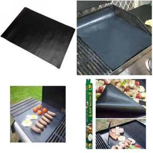 BBQ GRILL MAT - Make Grilling Easy! (EEZ BBQ GRILL MAT)