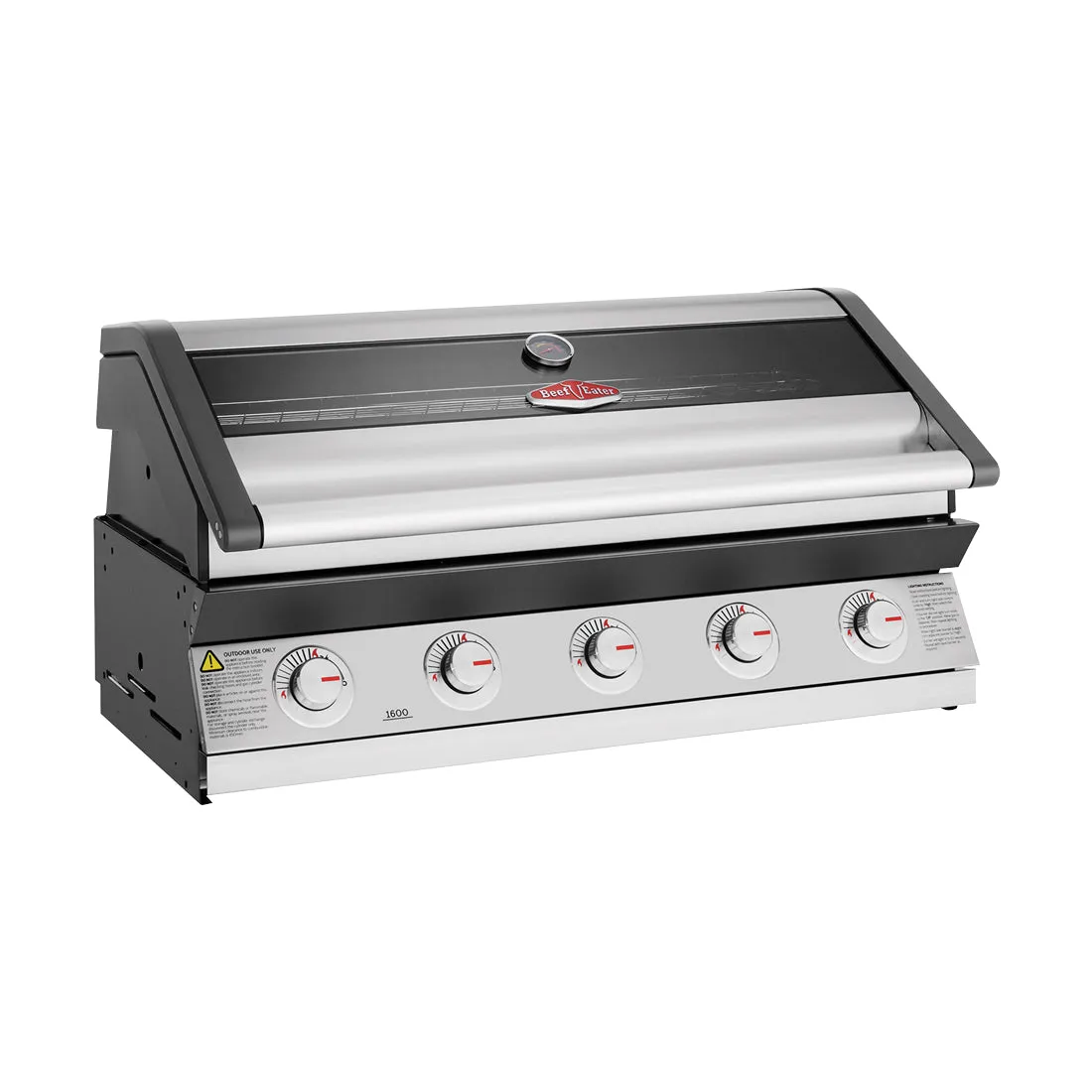 BeefEater 1600 Series 5-Burner Built In BBQ Stainless Steel