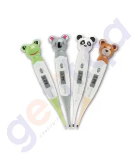 BREMED 1 PIECE BABY DIGITAL THERMOMETER BD1130(OB) (ASSORTED COLORS)