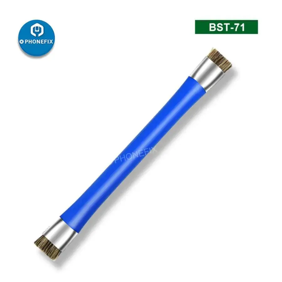 BST-71 Anti-Static Brush Double Head Hard Brush For PCB BGA Repair