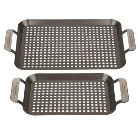 Camerons BBQ Grilling Pans - Set of 2