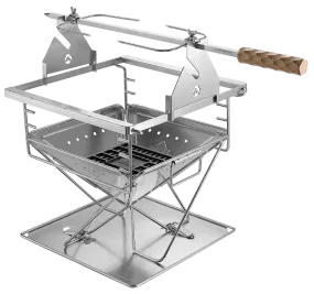 Campingmoon BBQ Rotating Rotisserie Rack