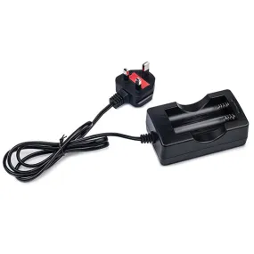 Dual charger for 18650, 14500, 16430 rechargeable Li-ION battery