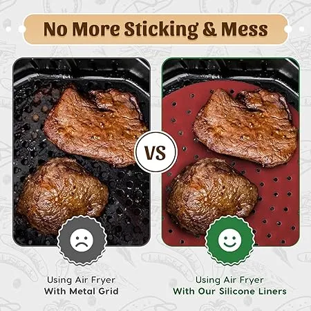 EasiClean Reusable Air Fryer Mat -Round