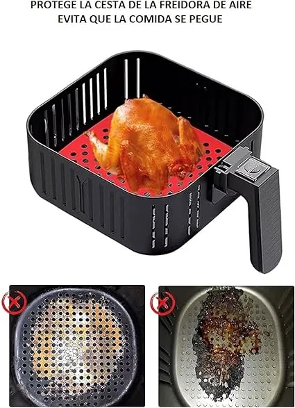 easiClean Reusable Air Fryer Mat - Square