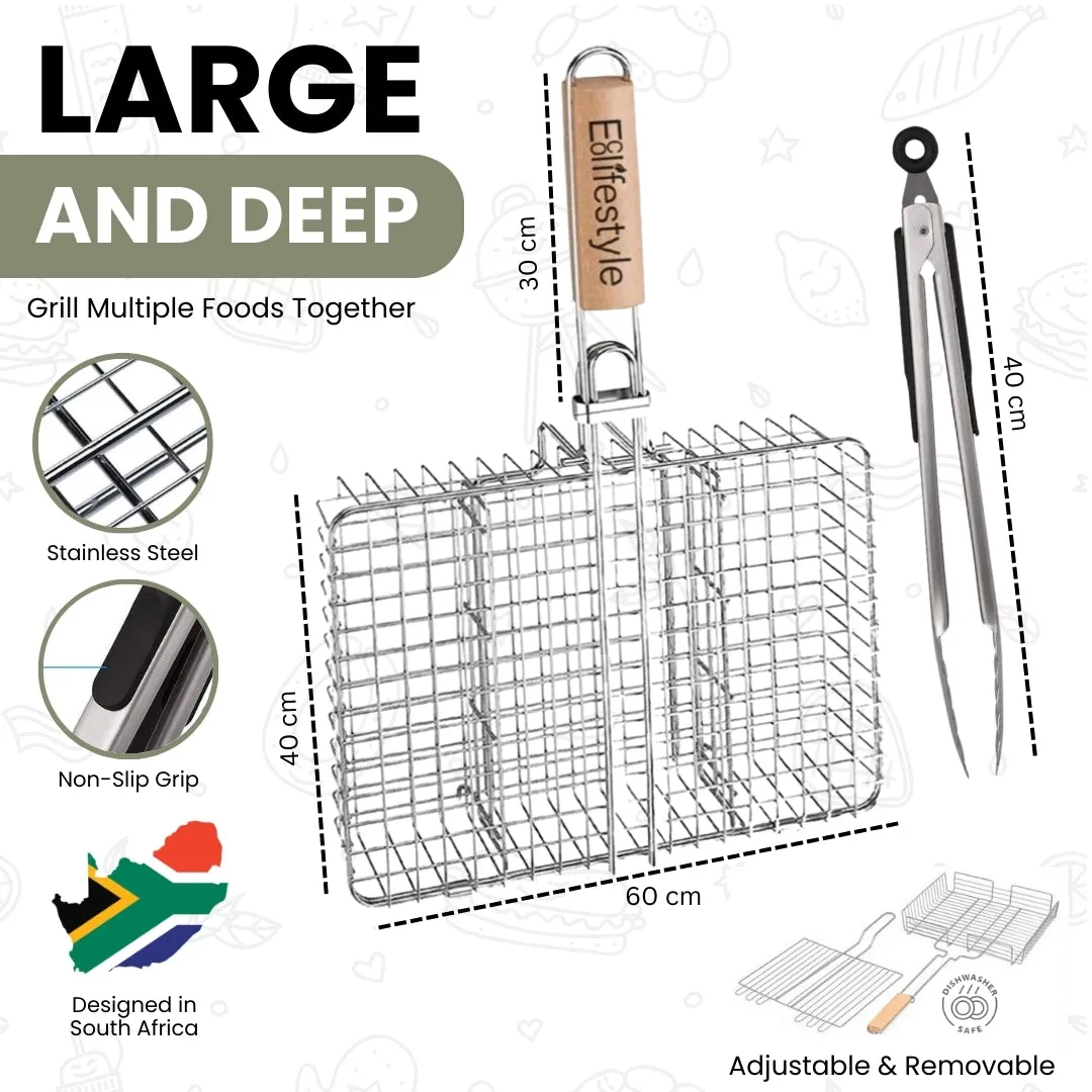 Ecolifestyle Braai Grill Basket