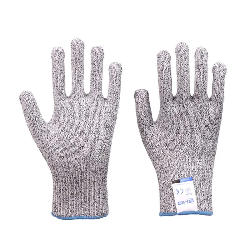 Fishing Anti Cut Gloves GMG Non-slip HPPE EN388 ANSI Anti-cut Level 5 Safety Work Gloves Cut Resistant Gloves For Kitchen Garden