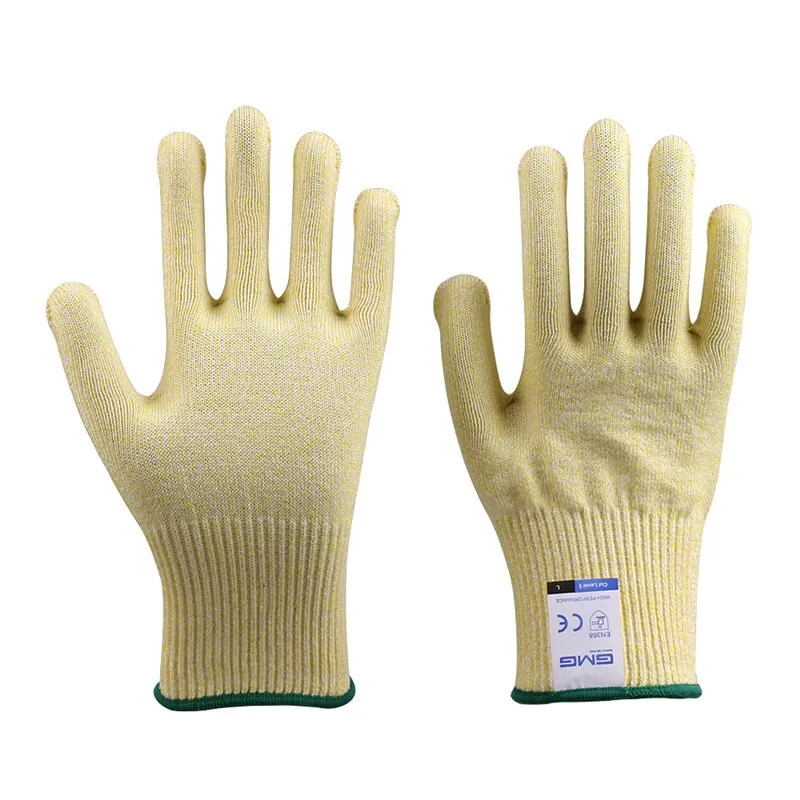 Fishing Anti Cut Gloves GMG Non-slip HPPE EN388 ANSI Anti-cut Level 5 Safety Work Gloves Cut Resistant Gloves For Kitchen Garden