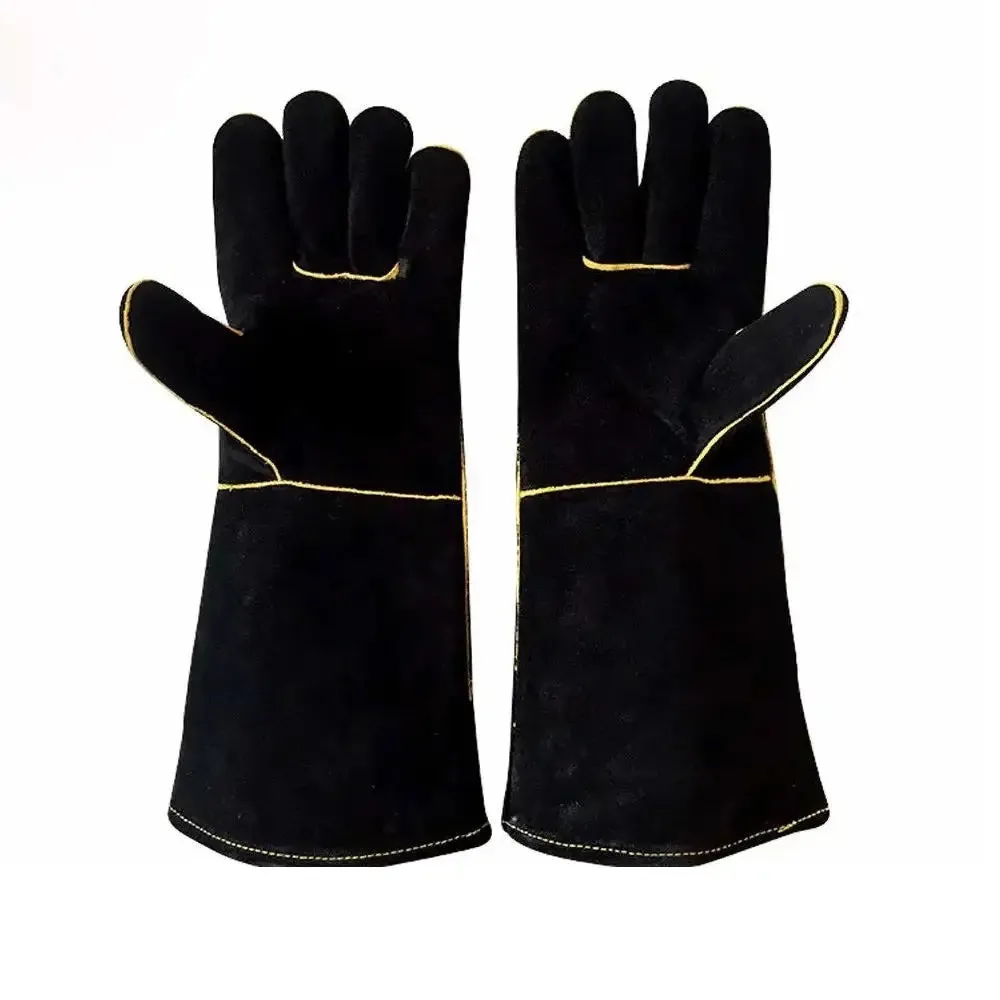 Heat Resistant Leather Gloves