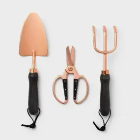 Hilton Carter Garden Tool Kit 3PC Set Shovel Pruner Cultivator Rust Resistant