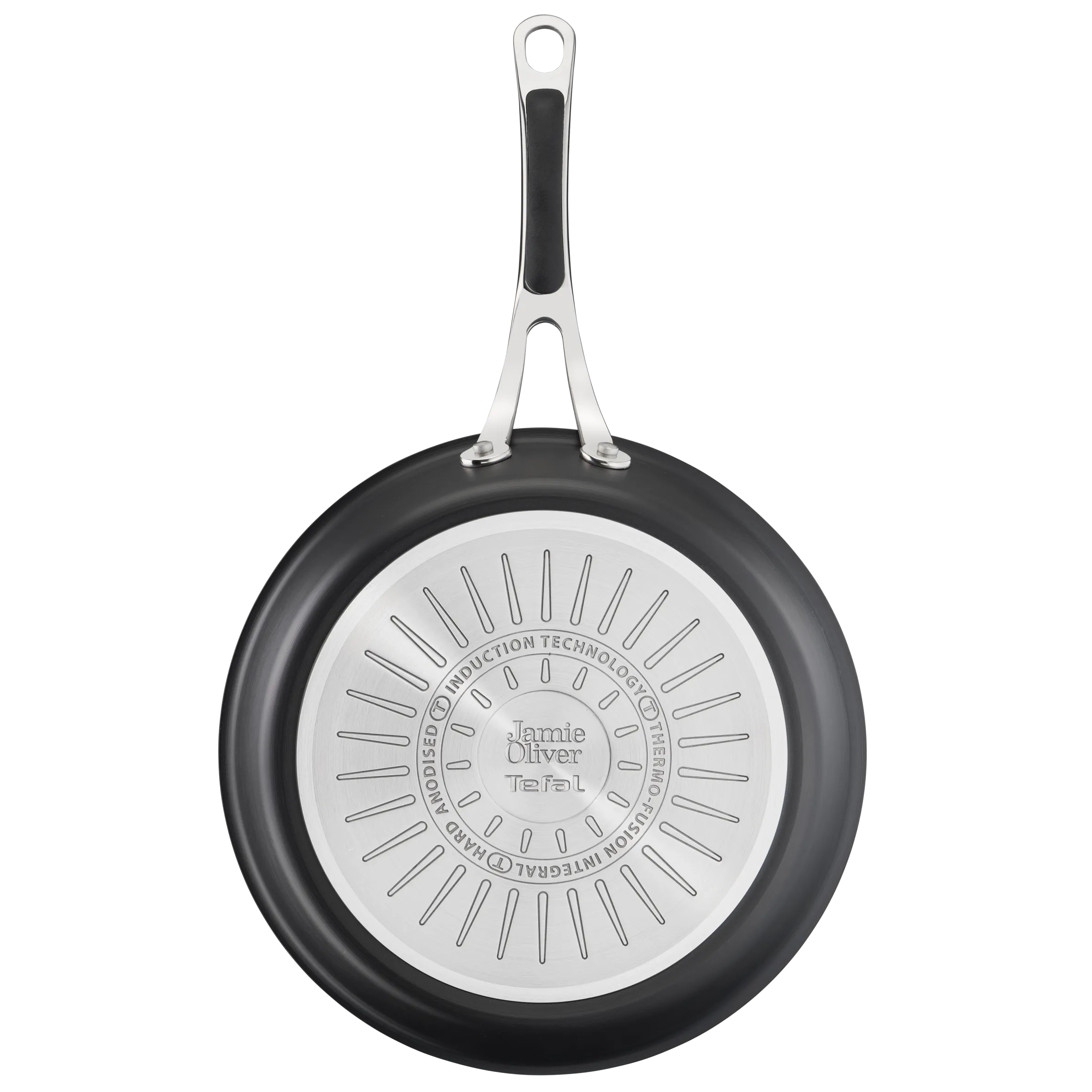 Jamie Oliver by Tefal Cooks Classic Non-Stick Induction Hard Anodised Frypan 24cm