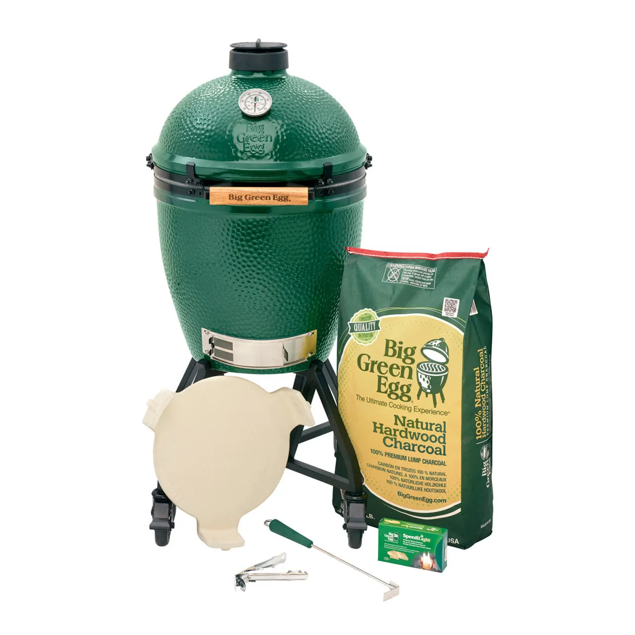 Large Big Green Egg in a Nest Handler Package