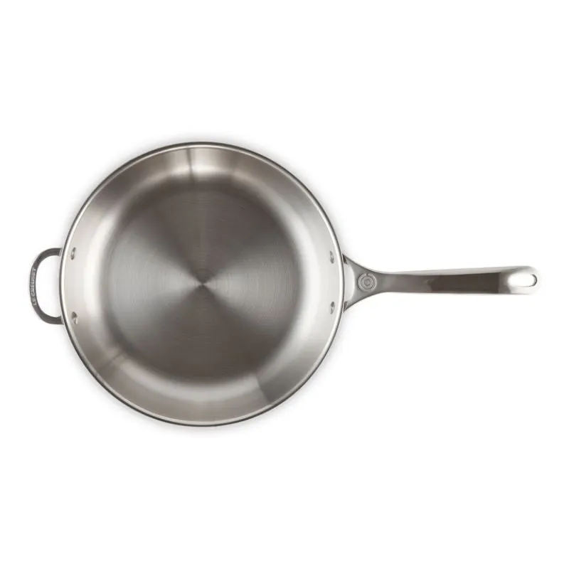 Le Creuset Signature Stainless Steel Uncoated Frying Pan 28cm