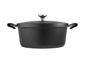 Maxwell & Williams Agile Non-Stick Casserole 28cm / 6.3L Black Gift Boxed