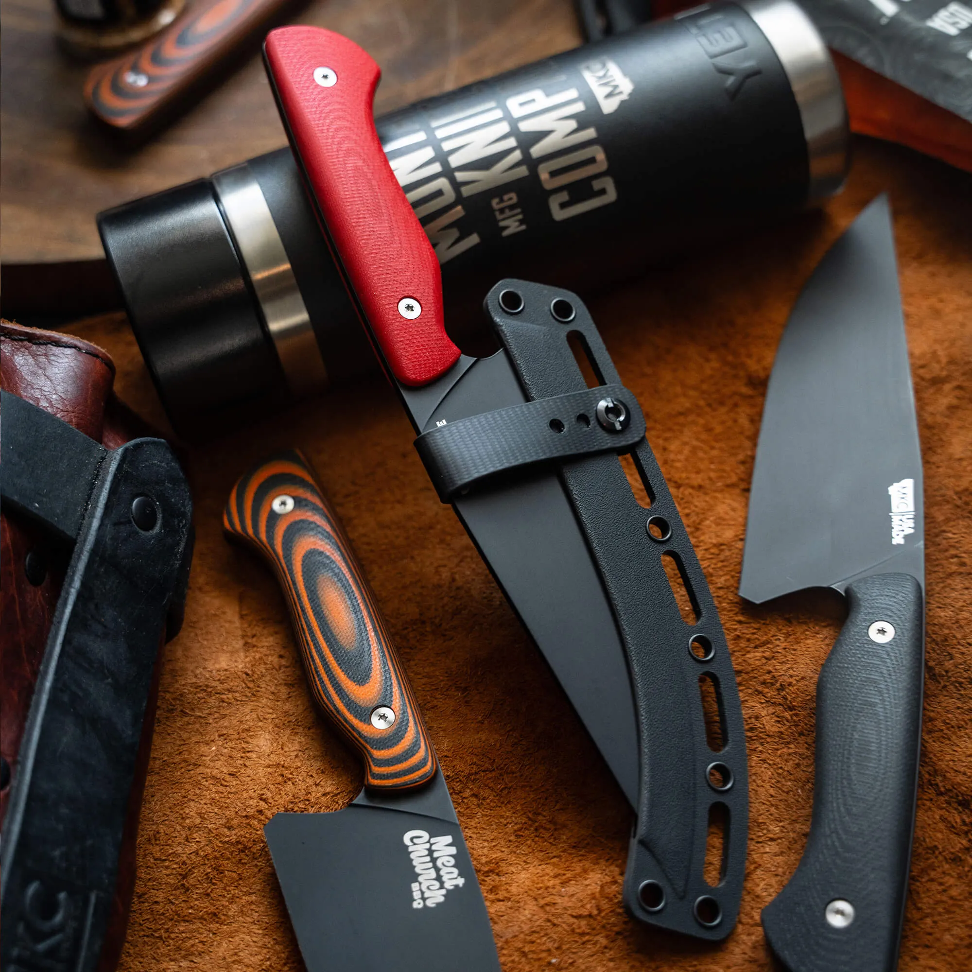 MEAT CHURCH CHEF KNIFE - RED