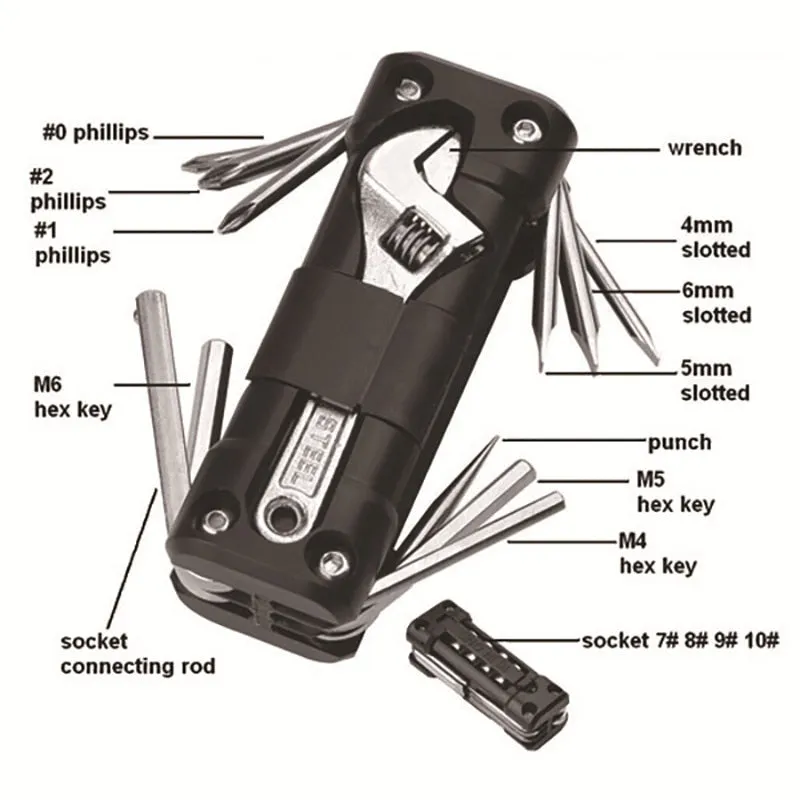 Multifunctional Pocket Size Bike Tool