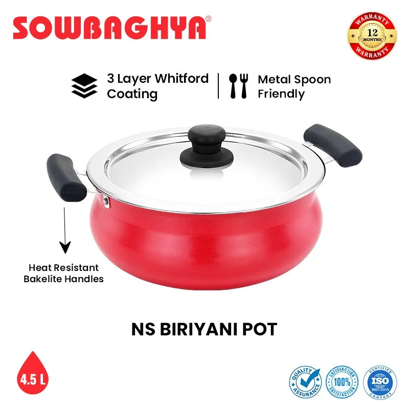 NS Biriyani Pot with SS Lid - 4.5Ltr