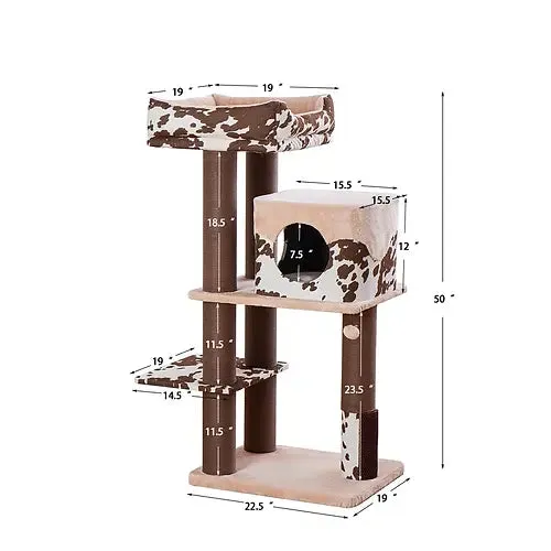 PetPals Group Cowboy Western Style Multifunctional Cat Tree