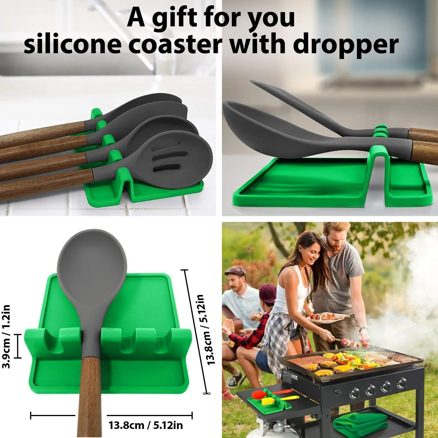 Silicone Griddle Mat Food Grade Silicone Grill Mat Protect the Top Surface 36in