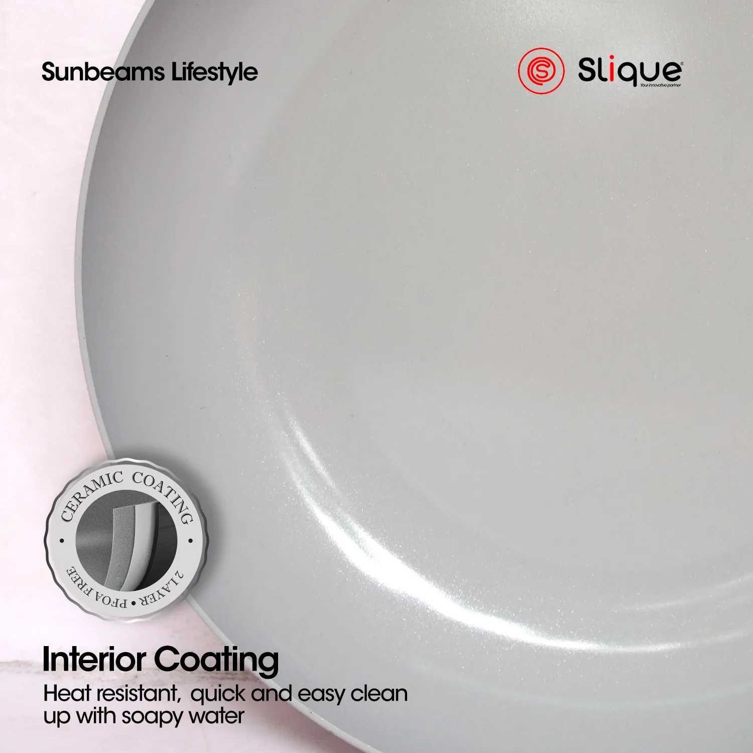 SLIQUE Premium Wok Pan 24cm/28cm Minimal Collection