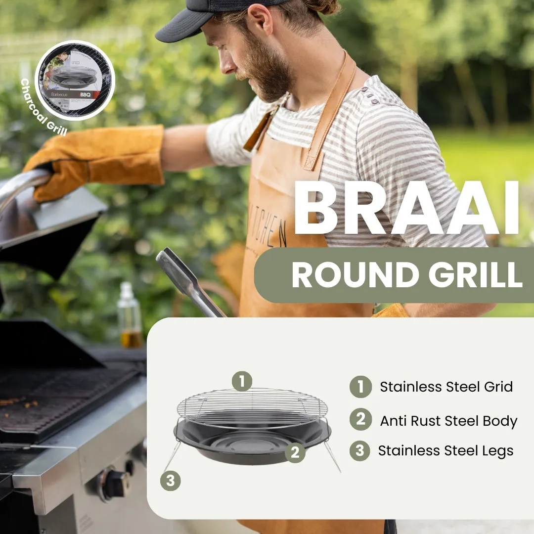 Small Portable Charcoal Braai Barbecue Grill