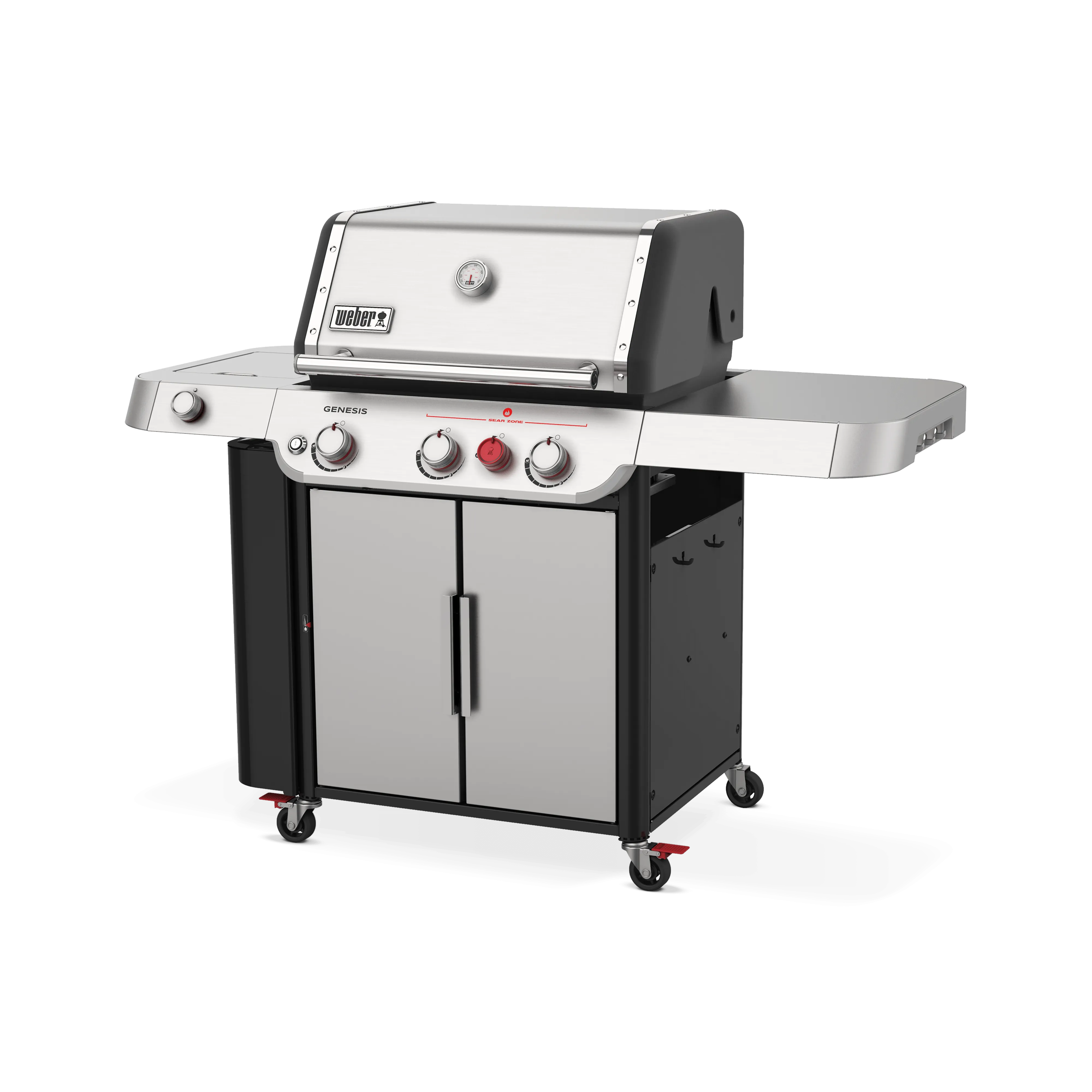 Weber Genesis SE-S-335 3-Burner BBQ in Stainless Steel with Side Burner