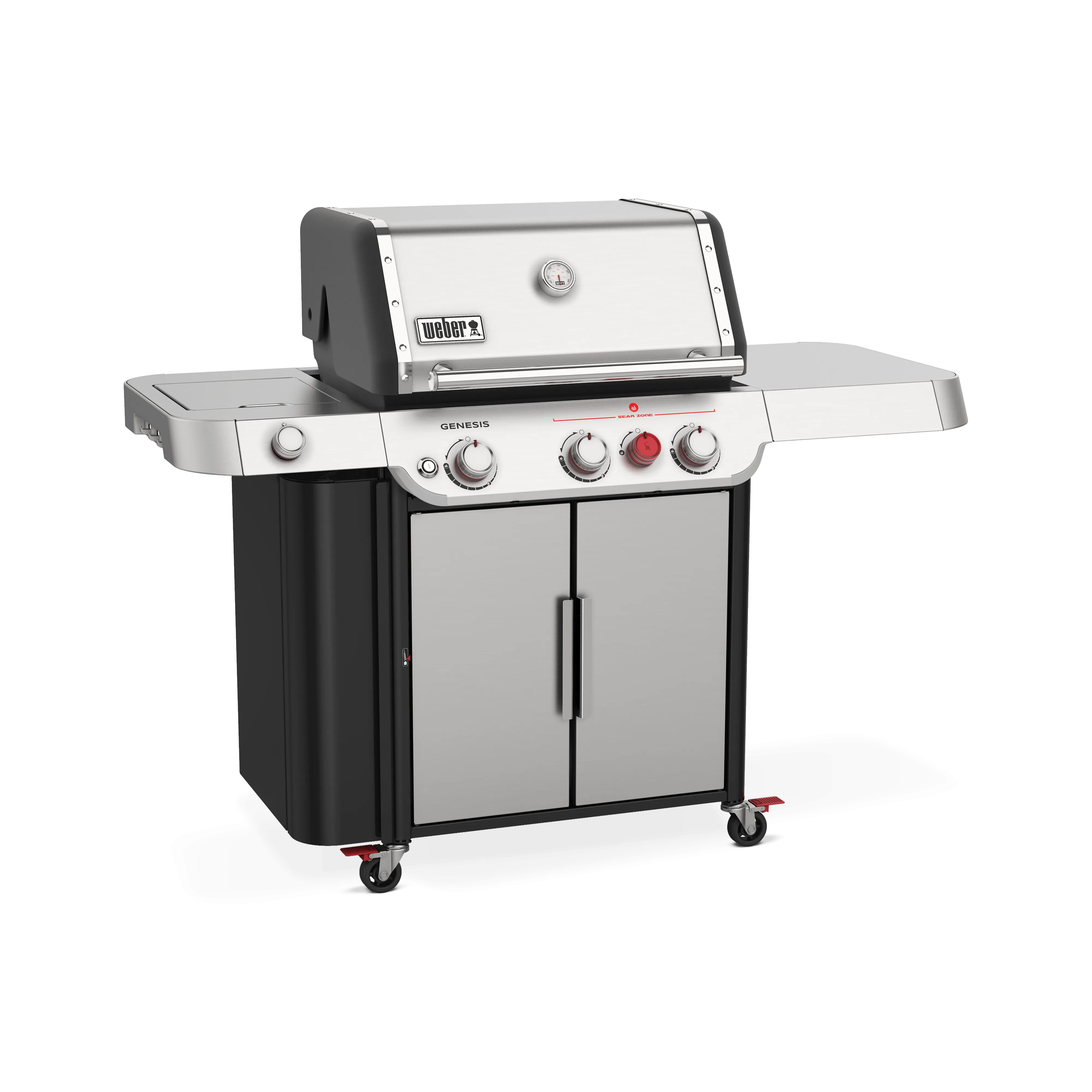 Weber Genesis SE-S-335 3-Burner BBQ in Stainless Steel with Side Burner