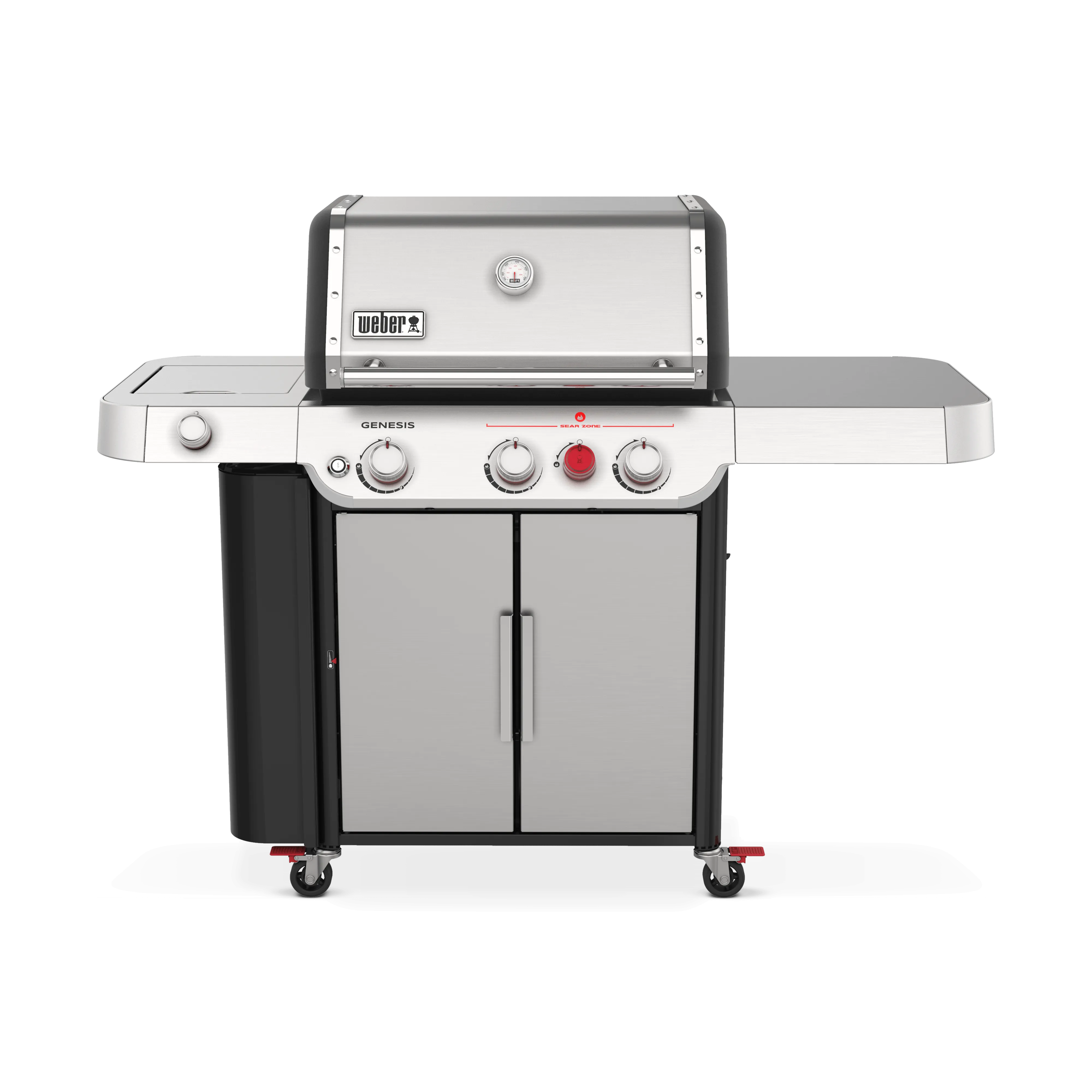 Weber Genesis SE-S-335 3-Burner BBQ in Stainless Steel with Side Burner