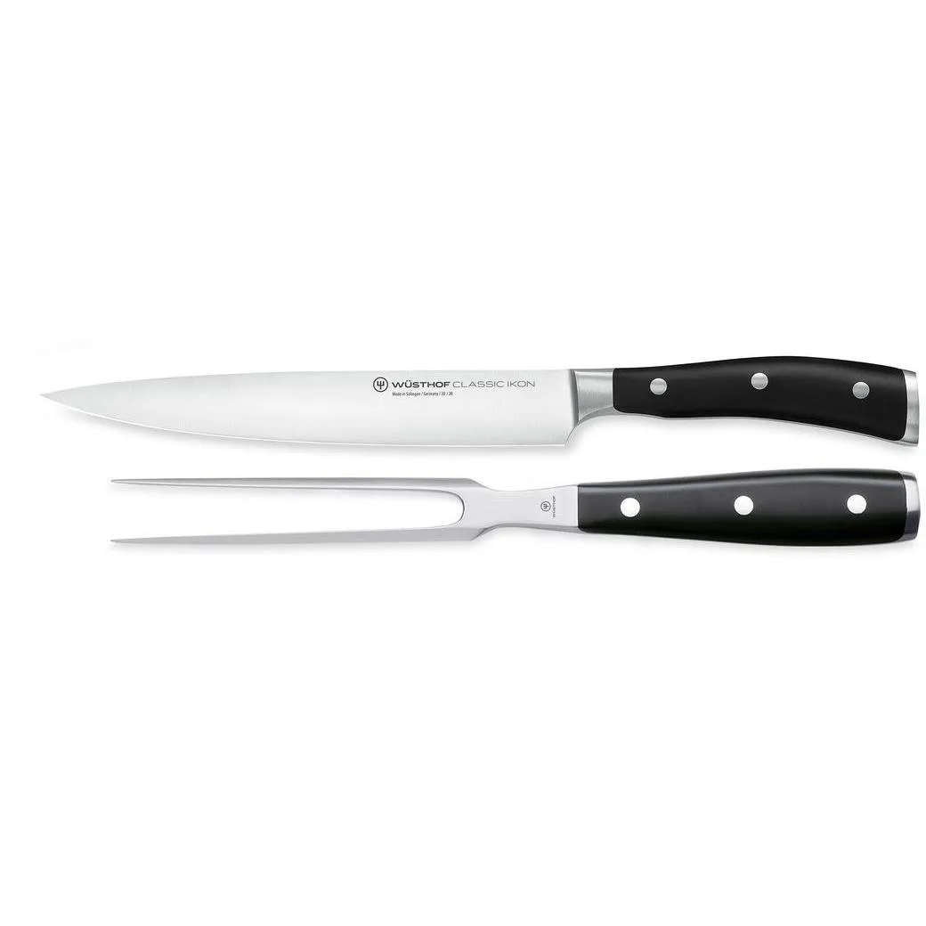 Wusthof Classic Ikon 2-piece Carving Set