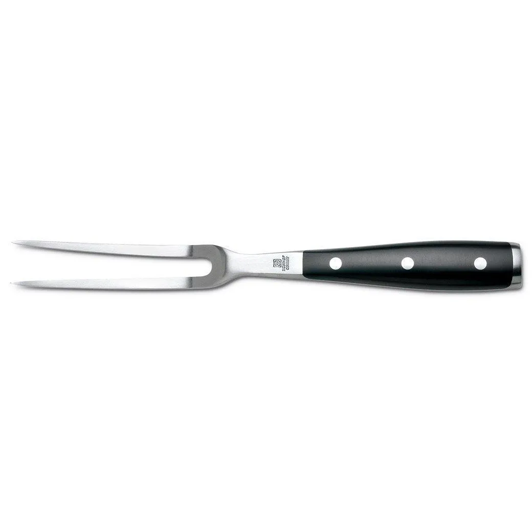 Wusthof Classic Ikon Curved Double Bolster Meat Fork - 6″